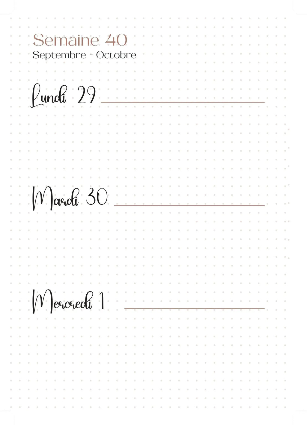 Kit de démarrage My Daftari Planner